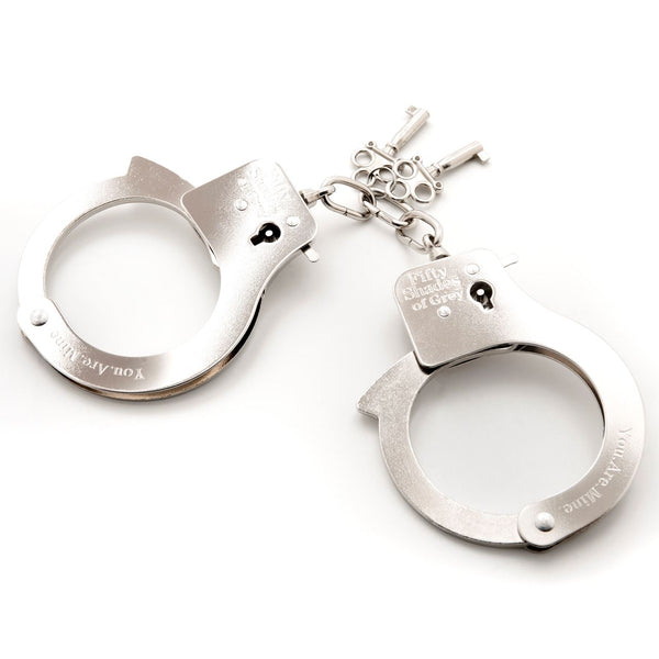 Fifty Shades of Grey You Are Mine Metal Handcuffs