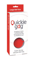 Quickie Gag Large Ball - Red