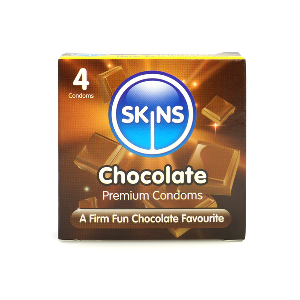 Skins Condoms Chocolate 4 Pack International 1