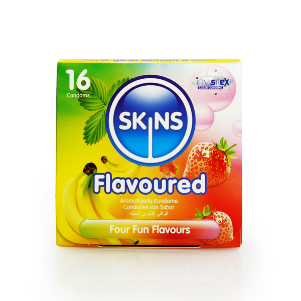 Skins Condoms Flavours Cube 16 Pack - International 1