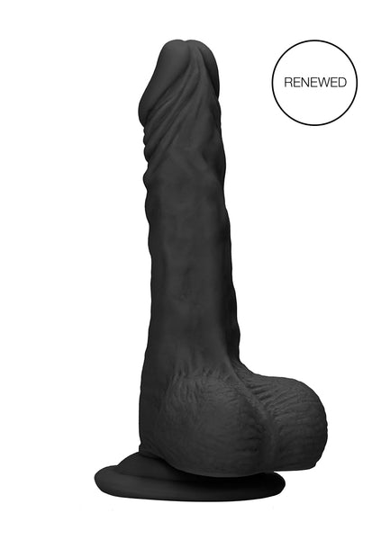 Real Rock - Dong W Testicles 10 inches - Black