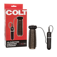 COLT 10 Function Vibrating Stroker - Smoke