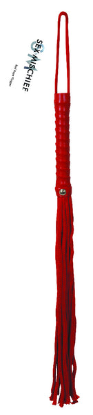 S&M Red Rope Flogger