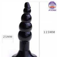 ANAL BUTT PLUG - SMALL STARTER SIZE - SMOOTH SILICONE + FREE LUBE