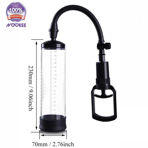 PENIS VACUUM PUMP - ERECTION ENHANCING NON-INVASIVE + FREE LUBE