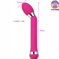 VIBRATOR - G SPOT SPOON VIBRATOR & CLITORAL STIMULATOR + FREE BATTERIES & LUBE