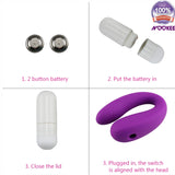 VIBRATOR G SPOT LOVE EGG - FOR COUPLE CLITORAL STIMULATION + FREE LUBE