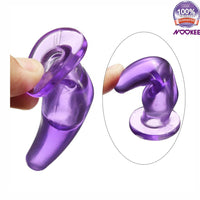 VIBRATING ANAL BUTT PLUG - SOFT SMOOTH & FLEXIBLE + FREE BATTERIES & LUBE