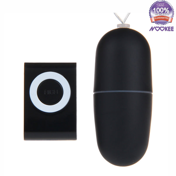 VIBRATOR - 20 SPEED LOVE EGG - WIRELESS REMOTE CONTROL + FREE BATTERIES & LUBE