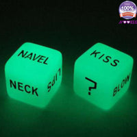 LOVE DICE EROTIC PLAY - GLOW IN THE DARK