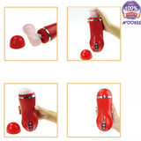 VIBRATING MASTURBATOR CUP + FREE BATTERIES & LUBE