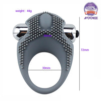 VIBRATING COCK RING WITH VIBRATING FINGERS + FREE BATTERIES & LUBE
