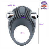 VIBRATING COCK RING WITH VIBRATING FINGERS + FREE BATTERIES & LUBE