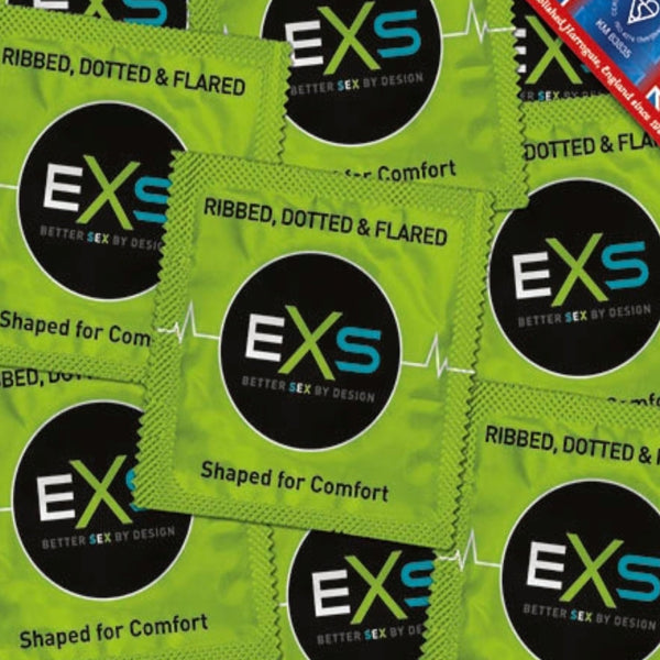 EXS  EXTREME RIBBED AND DOTTED CONDOMS