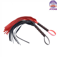 BONDAGE WHIP - PREMIUM BRAIDED LEATHER