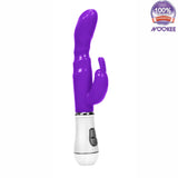 RAMPANT RABBIT VIBRATOR - 12 SPEED - FREE BATTERIES +LUBE