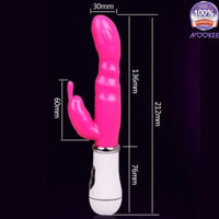 RAMPANT RABBIT VIBRATOR - 12 SPEED - FREE BATTERIES +LUBE