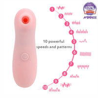 CLITORAL SUCTION VIBRATOR & STIMULATOR - BATTERIES INCLUDED