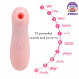 CLITORAL SUCTION VIBRATOR & STIMULATOR - BATTERIES INCLUDED