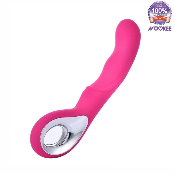 VIBRATOR - G, U & A SPOT VIBRATOR DILDO MASSAGER SEX TOY - USB + FREE LUBE