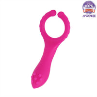 PENIS COCK RING - STRONG VIBRATIONS - 2 IN 1 FOR COUPLES + FREE BATTERIES + LUBE