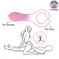 PENIS COCK RING - STRONG VIBRATIONS - 2 IN 1 FOR COUPLES + FREE BATTERIES + LUBE