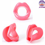BONDAGE - SOFT SILICONE OPEN LIPS MOUTH GAG