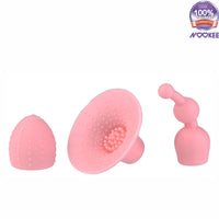 VIBRATOR MINI CLITORAL & G SPOT STIMULATOR - 3 HEADED + FREE LUBE & BATTERIES