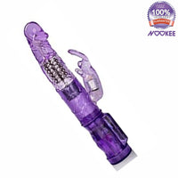 RAMPANT RABBIT VIBRATOR - 36 SPEEDS & PATTERNS - 10 INCH LENGTH + FREE LUBE & BATTERIES